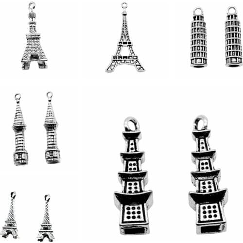 Tristana Double Sided Tower With Star Charms designer charms for jewelry making diy jewelry kit accessories