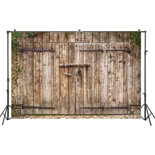 HUAYI Photography Backdrop old vintage barn door photo background studio portraits newborns birthday backdrops photocall W-3948