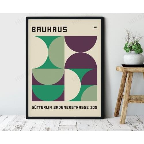 Bauhaus Art Poster, Exhibition Poster, Architecture Print, German Modernism Art, Neue Kunst, Abstract Art, Wall Art, Home Decor