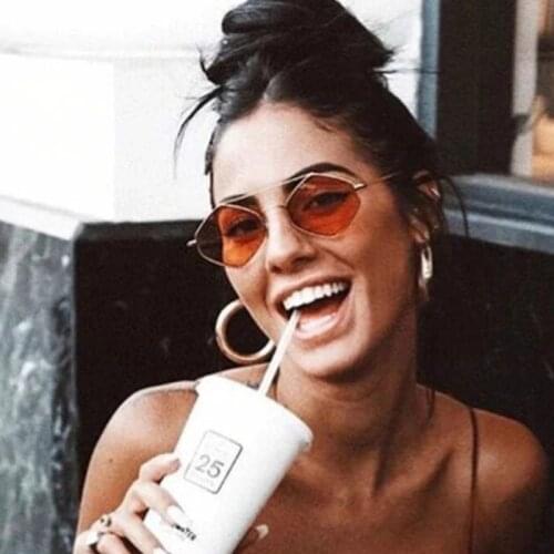 HKNA Small Square Sunglasses Women Luxury Brand Alloy Sun Glasses for Women Retro Sunglasses Women Vintage Oculos De Sol Mujer