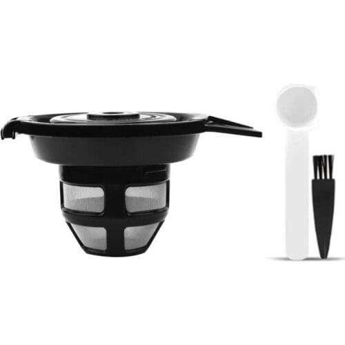 Reusable Coffee Filter for Hamilton Beach FlexBrew 49979/ FlexBrew 2 Way Reusable Coffee Capsule with Coffee Spoon&Brush