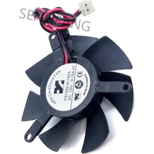 Original for ARX FS1250-A1142A FS1250A1342A DC 12V 0.15A 2-wire Server Round Fan