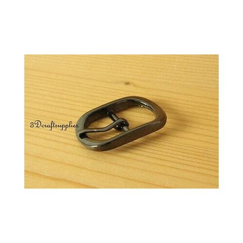 Belt buckle Center Bar buckle pin buckle 1 inch 25 mm gunmetal 6 pcs U94