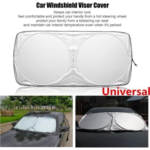 Car Window Sunshade Universal Windshield Sunshade Cover Anti-UV 150*70cm Car Auto Front Rear Windows Protection