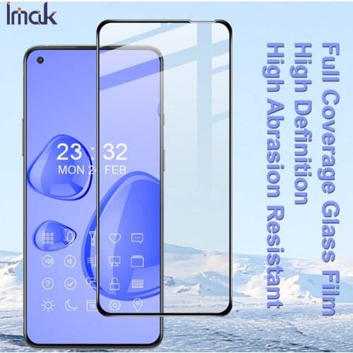 Imak Pro+ 9H Tempered Glass Protector For Oneplus 9 OnePlus9 Screen Guard Protective Full Cover Film For OnePlus 9 One Plus9