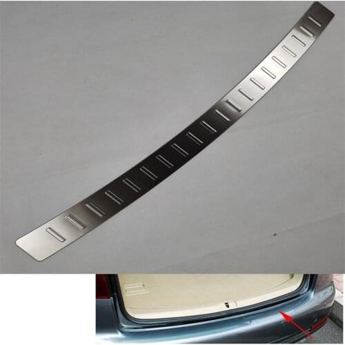 For Volkswagen Touran 2011-2015 Door Sill Stainless Steel Rear Bumper Protector Trunk Guard Tread Plate Trim