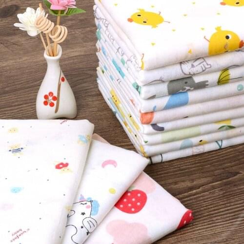 100*150cm 100% Cotton Breathable Kids Clothes Sewing Fabric DIY Patchwork Quilting Material By Meter Home Decoration Cloth