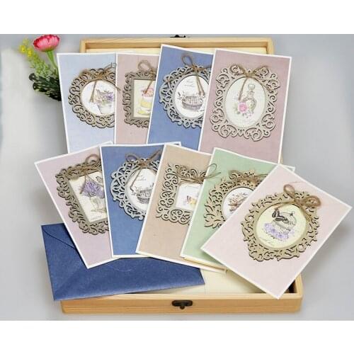 2 pcs Laser Cut Bride and Groom Marriage Wedding Invitations Cards Greeting Cards 3D Cards Postcard Event Party Supplies