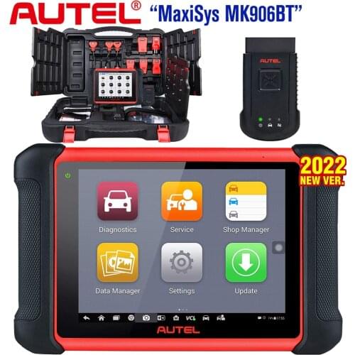 2021 Autel MaxiCOM MK906BT Automotive Scanner With MV108 All System Diagnostic Tools & 31 Services, ECU Coding,Oil Reset,EPB