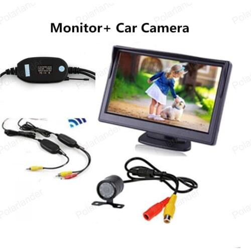 480x234 Rear View Monitor 4.3 Inch TFT LCD Color Display Pocket-sized Rear View Monitor with 2-channel Video Input