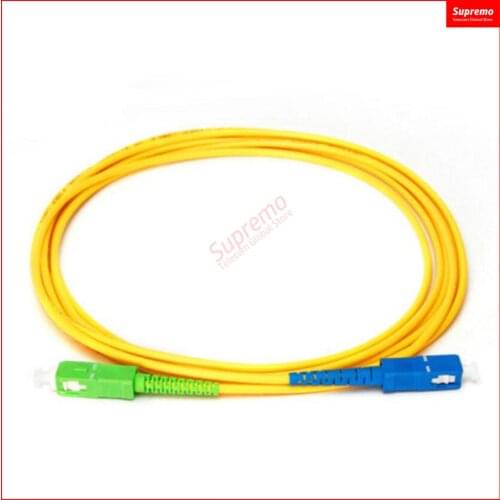 Free Shipping 100 PCS/Lot SC/APC-SC/UPC-SM 2mm/3mm Fiber Optic Jumper Cable Single Mode Extension Patch Cord