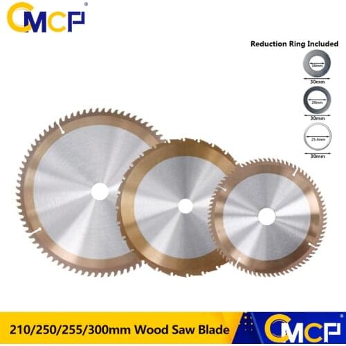 CMCP Woodworking Saw Blade Disc 210/250/255/300mm Circular Saw Blade TCT Wood Cutting Disc Carbide Saw Blades For Wood