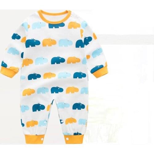 ZWY724 Cute Baby Romper Cotton Animal Crawlers for kids Unisex Baby Girl Romper Newborn Baby Clothes Spring Baby Overalls