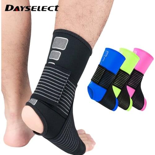 1 Pcs Ankle Support Protect Brace Strap Achille Tendon Brace Sprain Protect Foot Bandage Outdoor Running Bike Sport Fitness Band