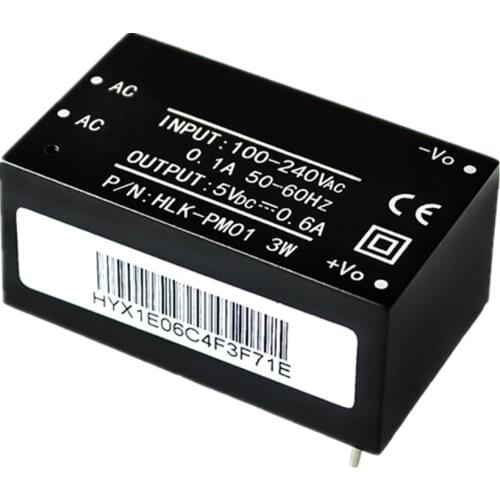 HLK-PM01 AC-DC isolated power supply module 220v to 5V 3W intelligent switch step-down power supply module HLK-PM01