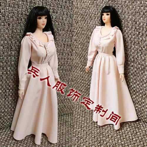 1/6 Scale Female Soldier Ladies' Dress Tops+skirt Model for 12" Action Doll