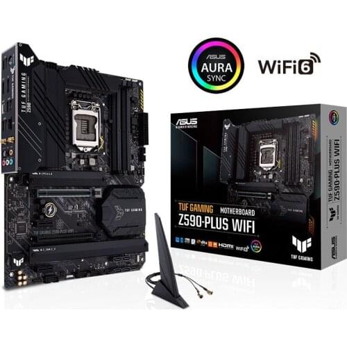 NEW For ASUS GAMING Z590-PLUS Motherboard Socket LGA 1200 DDR4 M.2 nvme ssd For Intel Z590 Original Desktop Mainboard