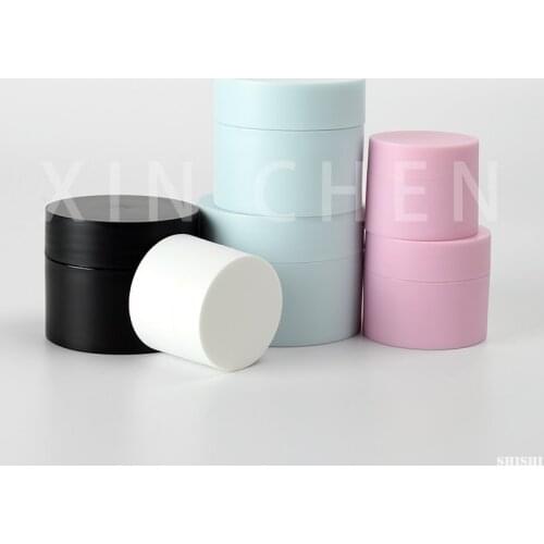 10pcs Frosted Face Cream Box Empty Eye Shadow Lotion Container Plastic Travel Box with Lid Refillable Bottle 5g 15g 20g 30g 50g