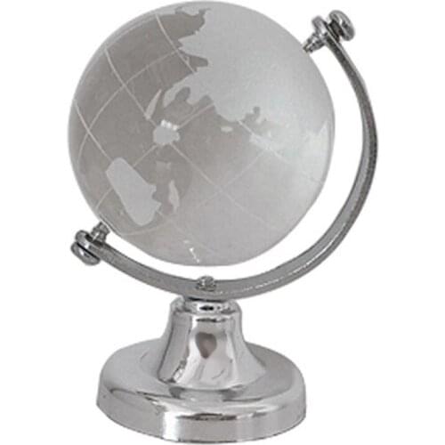 Mini Cute Glass Globe for Kids Adults Earth Globe Makes Great Educational Toys Office Supplies Teacher Desk Decor