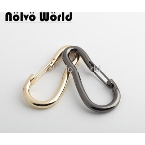 Nolvo World 5-20-50 pieces 21mm 3 colors Gun black snap hook zinc alloy snap hook metal swivel snap hook for bag