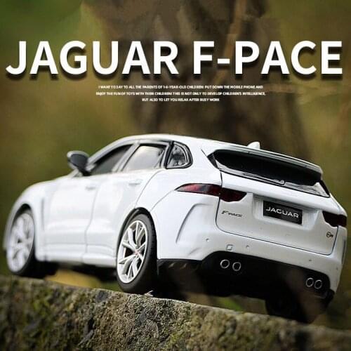 NEW 1:32 Jaguar F-PACE SUV Car Alloy Car Model Die Casts Toy Vehicles Metal Toy Car Model Sound and light Collectible Kids Toy