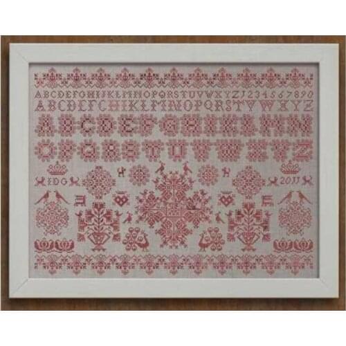 Cross Stitch Kit Packages Counted Cross-Stitching Kits New Pattern Cross stich single picture in the garden alphabet puzzle