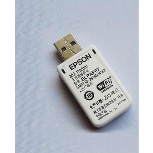 New ELPAP07 Projectors Wireless Adapter For WIRELESS WIFI USB LAN ADAPTER 802.11B/G/N F/STo EB-X24/X18/X03/W28/W18/W03