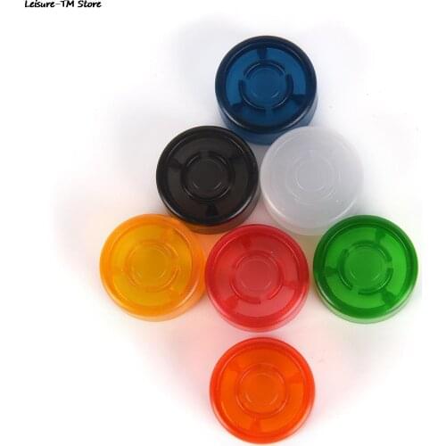 Footswitch Topper 1 Pc Plastic Bumpers Protector Footswitch Topper 7 Colors For Guitar Effect Pedal 25x12mm