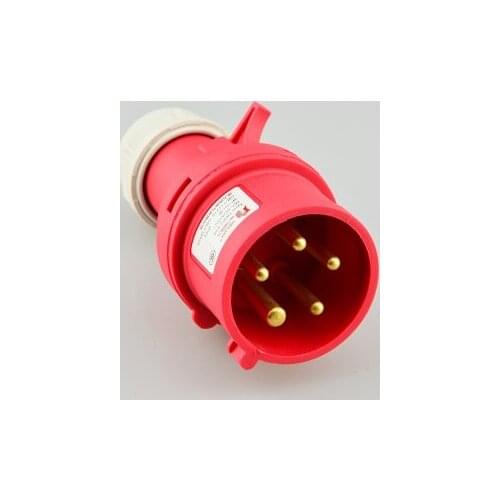 Industrial Waterproof Connector,Fire retardant Socket & Coupler, 16A / 32A 5 pin Cable Connector Plug Socket Aviation Plug