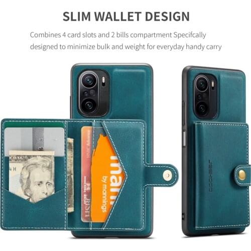Luxury Shockproof Kickstand Magnet Wallet Credit Card Pocket Leather Phone Case For Xiaomi Redmi K40 Pro Poco F3 11i Cover Funda