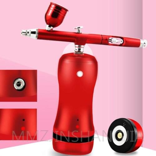 Handheld Air Pump Spray Gun Portable Furniture Repair Spray Paint Pump 25W High Power Spray Gun Set Spray Gun