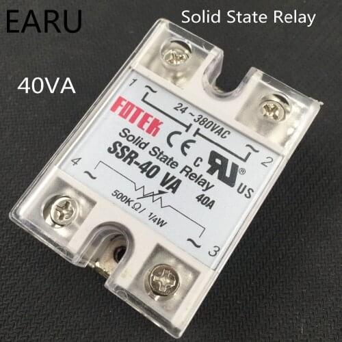 SSR-40VA Metal Base Resistance Regulator Solid State Relay 500 Kohm