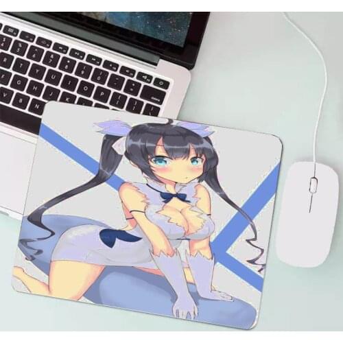 New universal non-slip mouse pad small sexy girls anime leather gaming mouse pad new table mat stylish and comfortable suitable