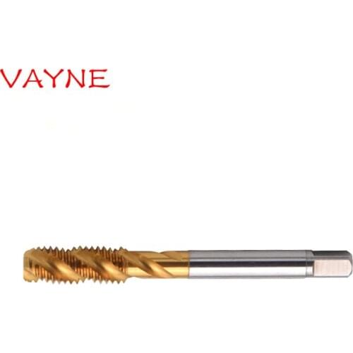VAYNE HSSE Metric With Tin Spiral Fluted Tap M3 M3.5 M4 M4.5 M5 M5.5 M6 M7 M8 M9 M10 M11 M12 Machine Screw Thread Taps