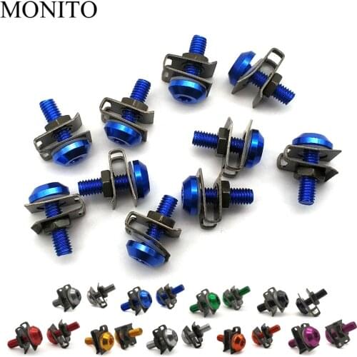 CNC Motorcycle Fairing Screw Custom Moto Body Spring Bolts For YAMAHA tdm 900 850 mt125 mt03 mt01 mt 125 03 01 xt660 Accessory