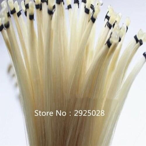 High quality 12 hanks natural white Mongolia horsetail violin &viola&cello bow hair free shipping