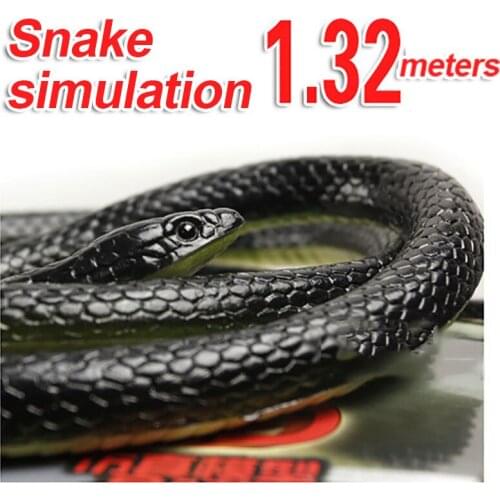 Xinqite Halloween products the whole toy snake A fake snake fools high simulation rubber snakes super lifelike