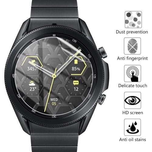 1/3PCS Screen Protector For Samsung Galaxy watch active 2 44mm 40mm Gear S2 S3 Ultra-thin Full Protective film watch Accessories