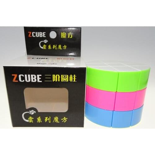ZCUBE Cloud Series 3x3 Cylinder Magic Cube Speed Cube Puzzle Toy for Children Gift Magic Cube