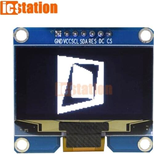 1.54Yellow/White/Blue 1.54 inch OLED Display Module 128x64 SSD1309 SPI IIC I2C Interface OLED Screen Board For Arduino AVR STM32