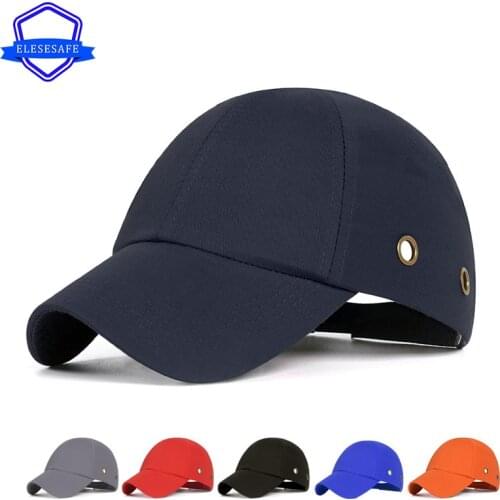 2021 Work Safety Bump Cap Baseball Hat Protective Helmet Hard Inner Shell Breathable For Sports Factory Carrying Head Protection