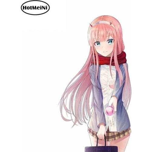 HotMeiNi 13cm x 7.3cm For Darling In The FRANXX Car Stickers Vinyl Car Wrap Decal Graffiti Sticker Anime For JDM SUV RV