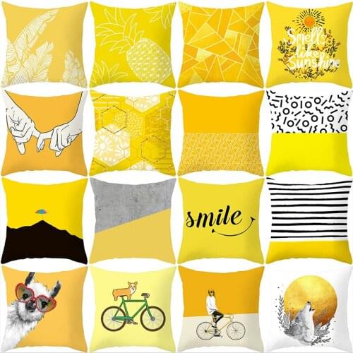 Pineapple Pillowcase Decorative Sofa Cushion Case Bed Pillow Cover Home Decor Car Cushion Cover Simplcity Stripe Pillow Case