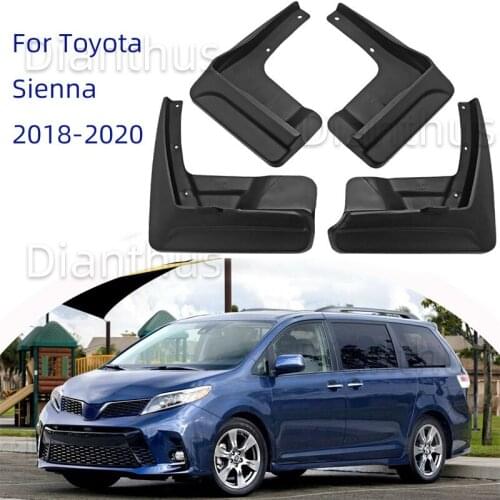For Toyota Sienna 2018 2019 2020 Car Mudguard Anti-splash Front Rear Fender Accessories