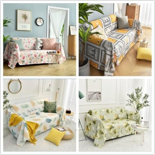GY4056-2 European Geometry Blanket Sofa Decorative Slipcover Stitching Can Do Curtain TableCloth Pillow Case