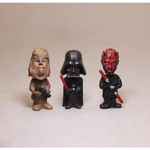 Hasbro STAR WARS Darth Vader Mole Chewbacca Cute Mini Action Figure Ornament Model Toys