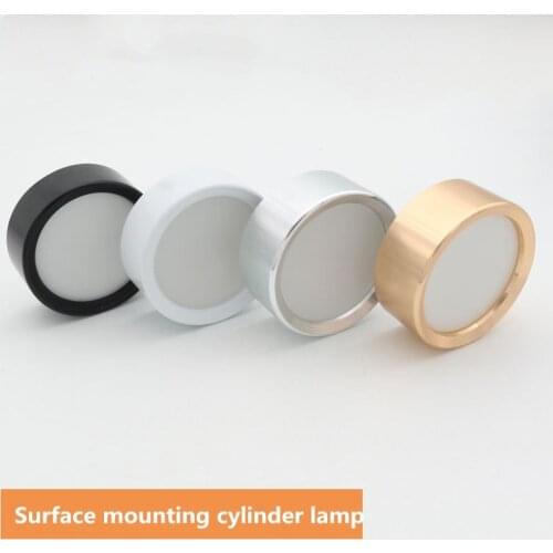 Round Surface Mounted LED Downlights 5W 7W 9W 12W 18W Mounted Ceiling Lamps Spot Light 220V Down Light