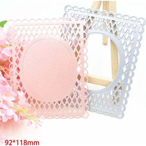 Lace invitation background Metal Cutting Dies DIY Scrapbooking Paper Photo Album Crafts Knife Mould Card Embossing Mold Stencils