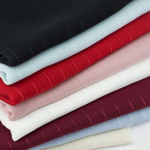 Shimmer Metallic Chiffon Soft Dress Fabric Hijab Scarf Craft Material