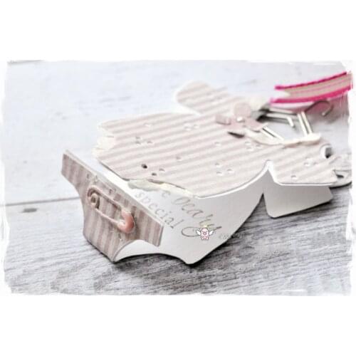 Mmao Crafts Metal Steel Cutting Dies Baby clothes decoration Stencil For DIY Scrapbooking Paper/photo Cards Embossing Dies